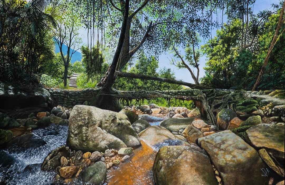 Wahlyngkhen Root Bridge